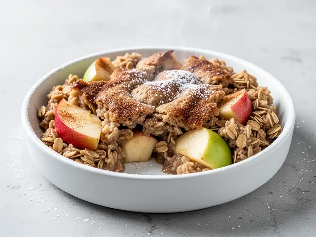 Baked Apple Cinnamon Oatmeal Bake - featured image