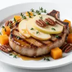 pork chops with apple cider glaze - featured image