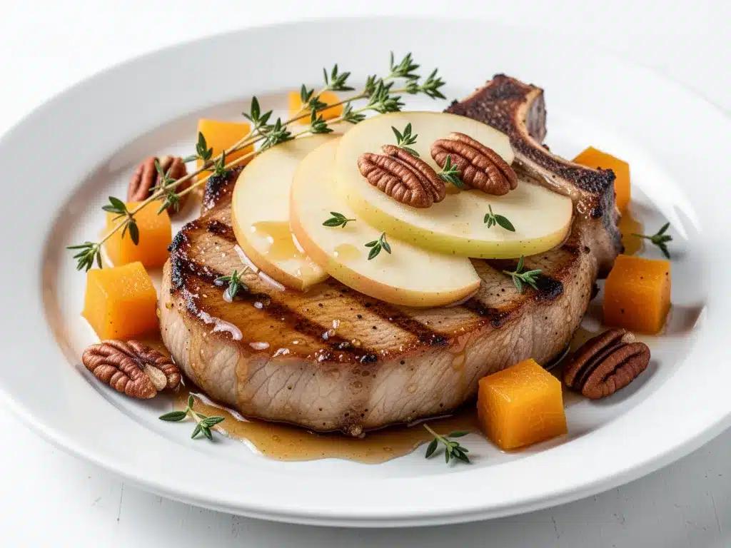 Pork Chops with Apple Cider Glaze: Easy Fall Dinner 4 pork chops with apple cider glaze preparation steps