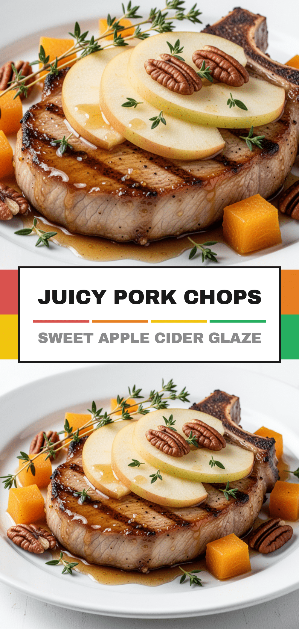 Pork Chops with Apple Cider Glaze: Easy Fall Dinner 5 pork chops with apple cider glaze recipe