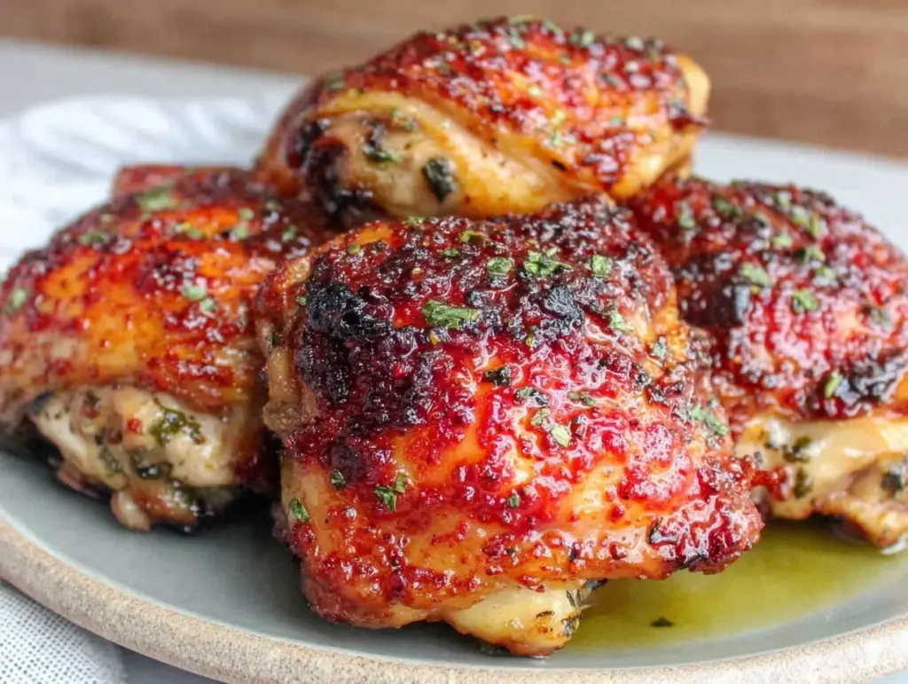air fryer chicken thighs - featured image