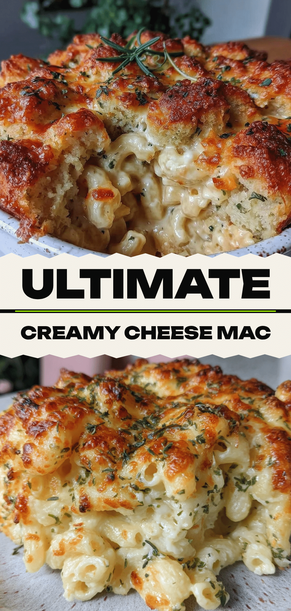 Baked Three-Cheese Mac and Cheese: 30 Min Fuel 5 Baked Three-Cheese Mac and Cheese recipe