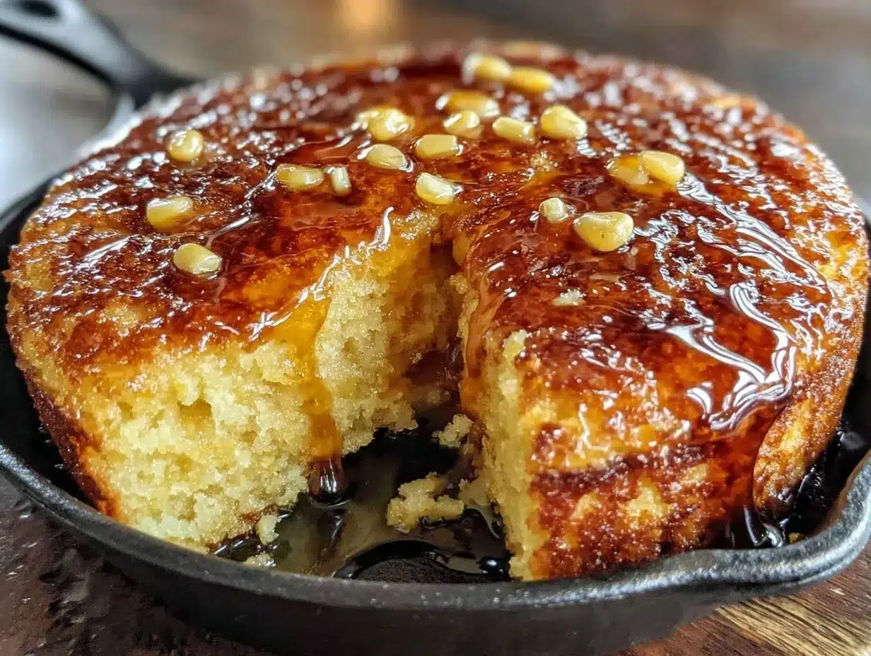 Buttery Cast Iron Cornbread: Best Honey Drizzle Recipe 4 buttery cast iron cornbread with honey drizzle preparation steps