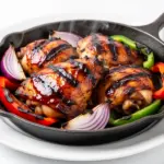 cast iron skillet bbq chicken - featured image