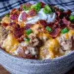 Cheeseburger Potato Soup - featured image