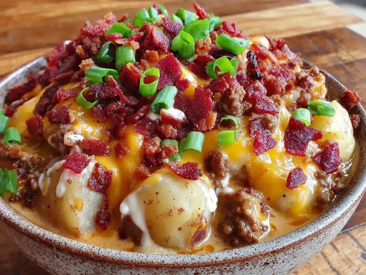 Cheeseburger Potato Soup: My Grandmas Real Bacon Recipe 4 Cheeseburger Potato Soup preparation steps