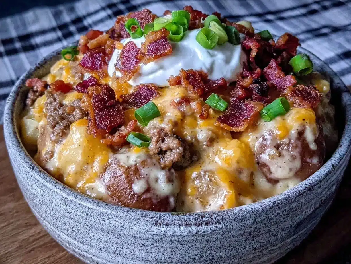 Home 2 Cheeseburger Potato Soup - featured image