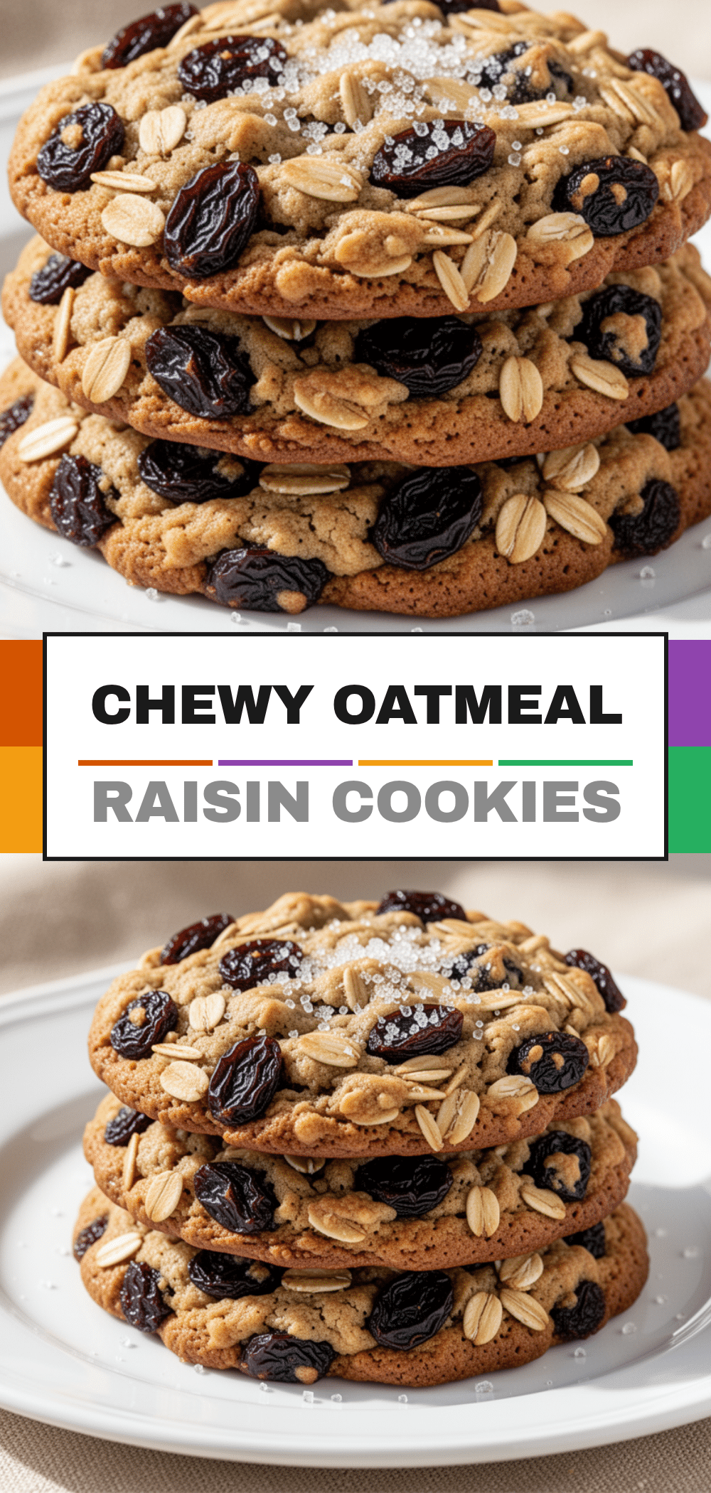 Chewy Oatmeal Raisin Cookies: Easy Classic Homemade Recipe 5 chewy oatmeal raisin cookies recipe