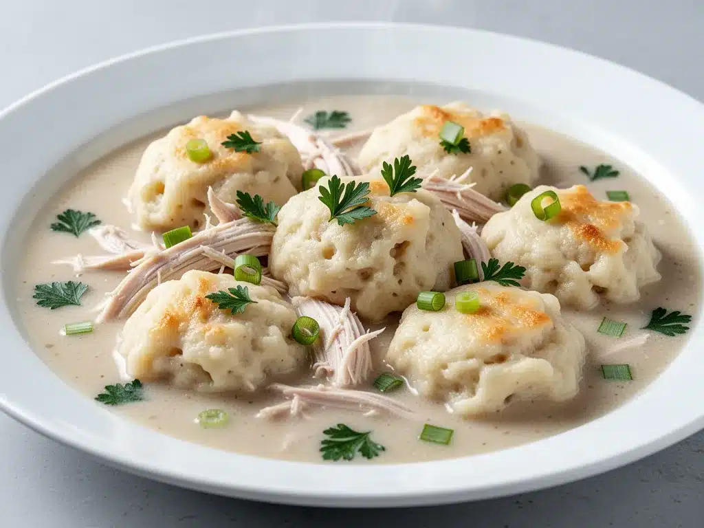 Chicken and Dumplings: Easy Homemade Cozy Dinner 4 Chicken and Dumplings preparation steps