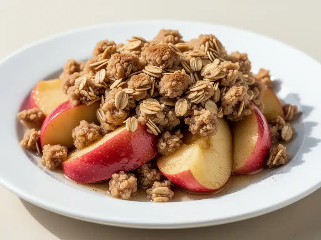 Classic Apple Crisp with Oat Crumble: Easy Family Dessert 4 Classic Apple Crisp with Oat Crumble preparation steps