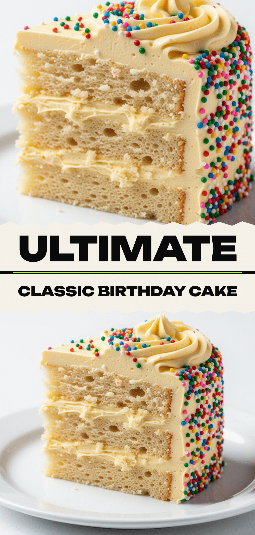 Classic Birthday Cake: Easy Homemade Dessert 5 Classic Birthday Cake recipe