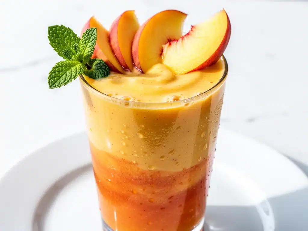 Classic Mango Peach Smoothie - featured image
