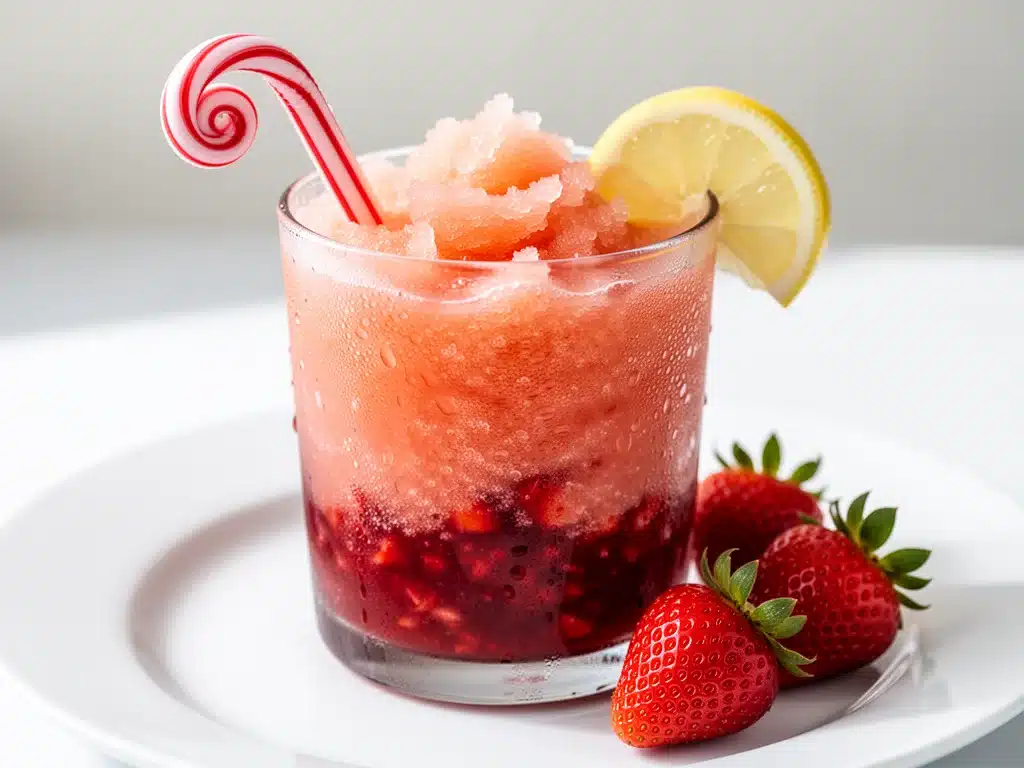 Classic Strawberry Lemonade Slush - featured image