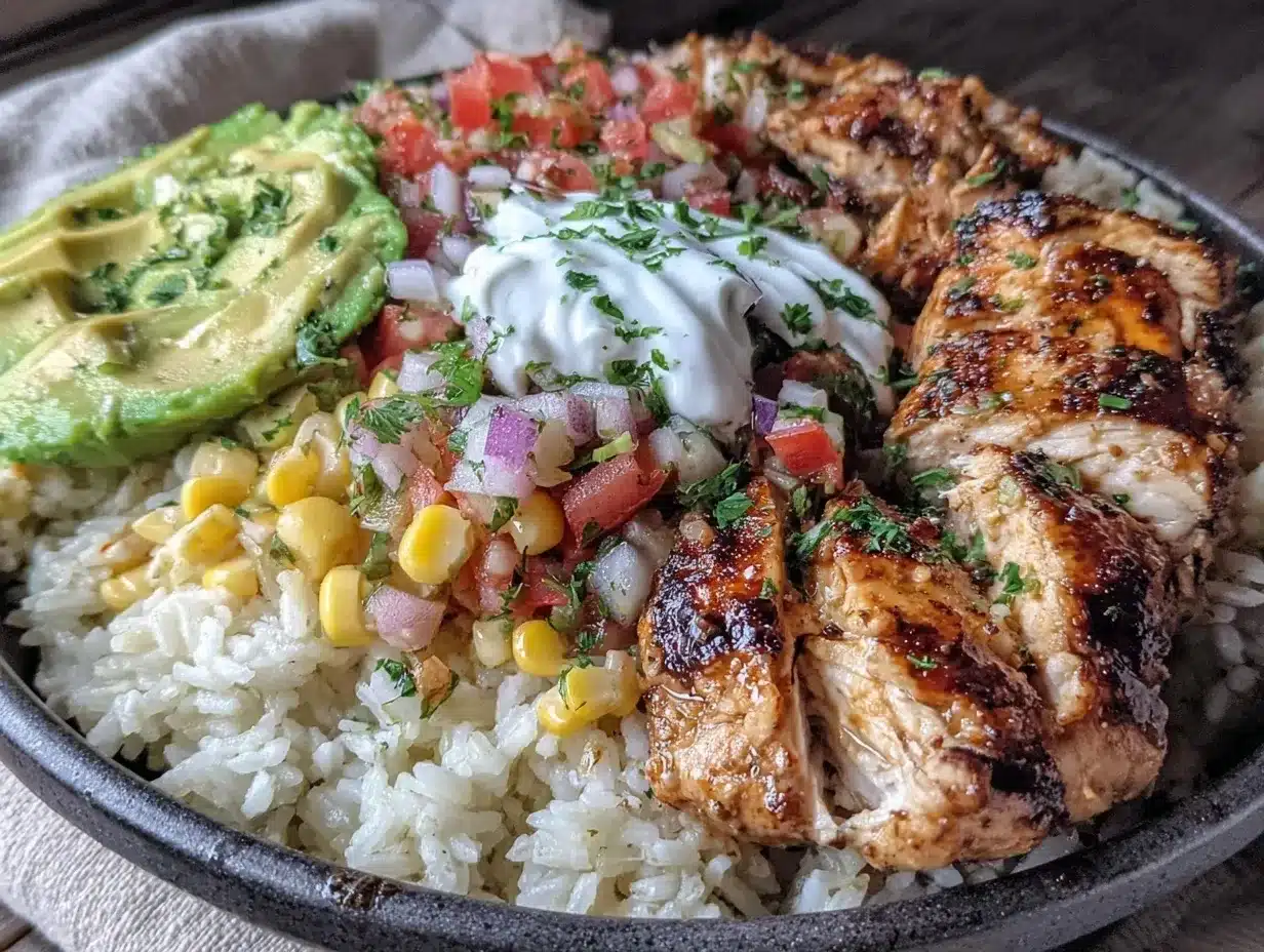 Copycat Chipotle Chicken Burrito Bowls: Kids Help Make Meal Prep 4 Copycat Chipotle Chicken Burrito Bowls preparation steps