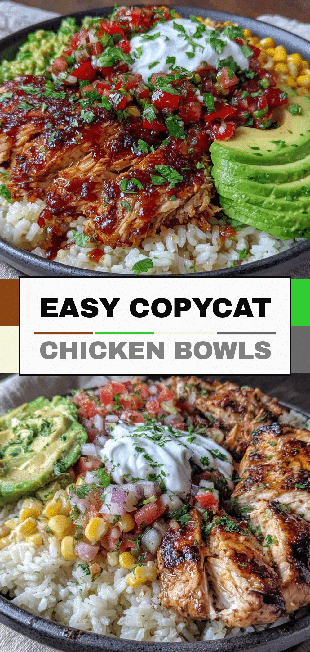Copycat Chipotle Chicken Burrito Bowls: Kids Help Make Meal Prep 5 Copycat Chipotle Chicken Burrito Bowls recipe