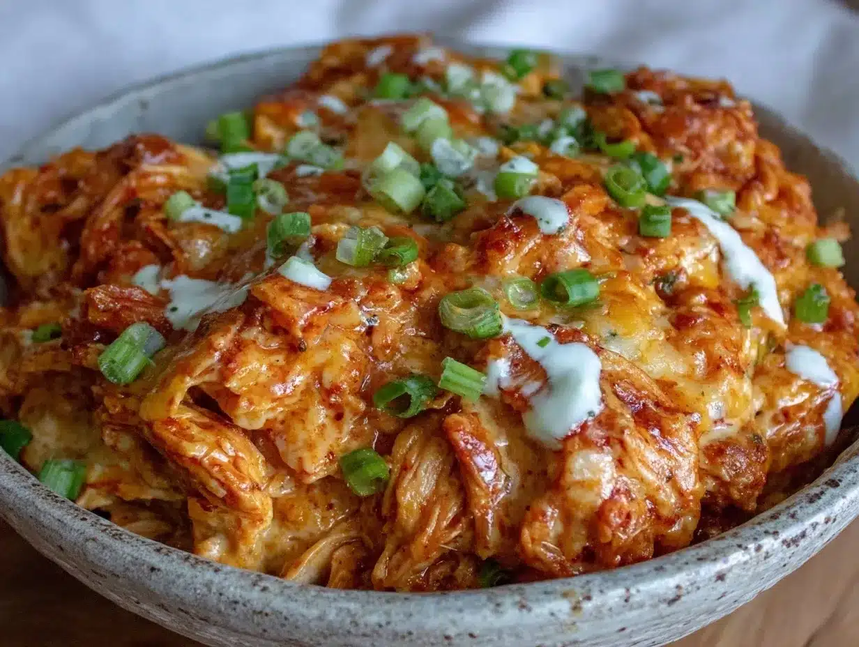 Creamy Buffalo Chicken Dip: 15-Minute Party Appetizer 4 creamy buffalo chicken dip preparation steps