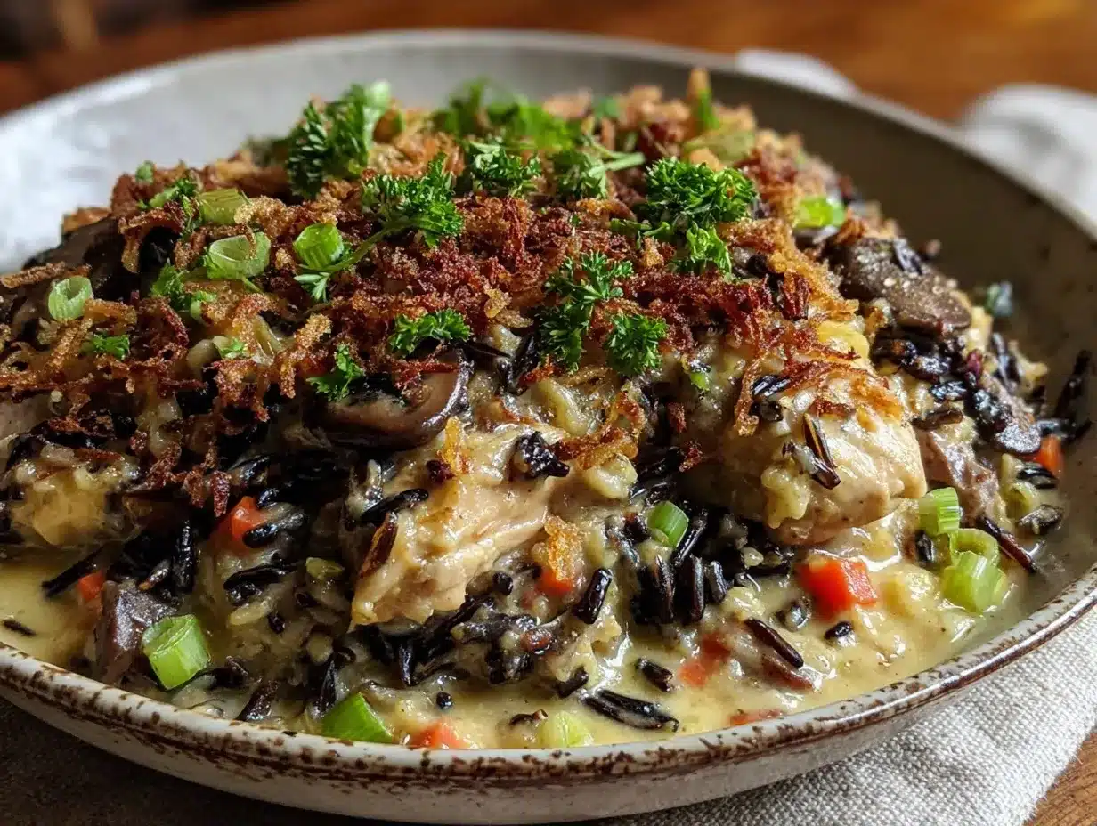 Creamy Chicken and Wild Rice Casserole: Grandma’s Real Way 4 creamy chicken and wild rice casserole preparation steps