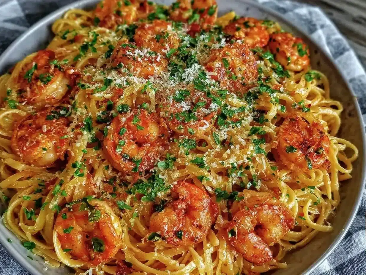 Creamy Garlic Butter Shrimp Scampi: Grandma’s Classic 25-Minute Recipe 4 creamy garlic butter shrimp scampi preparation steps