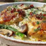 creamy garlic parmesan chicken - featured image