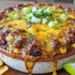 Easy Cheesy Ground Beef Taco Casserole - featured image
