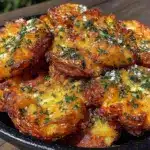 easy crispy smashed potatoes - featured image