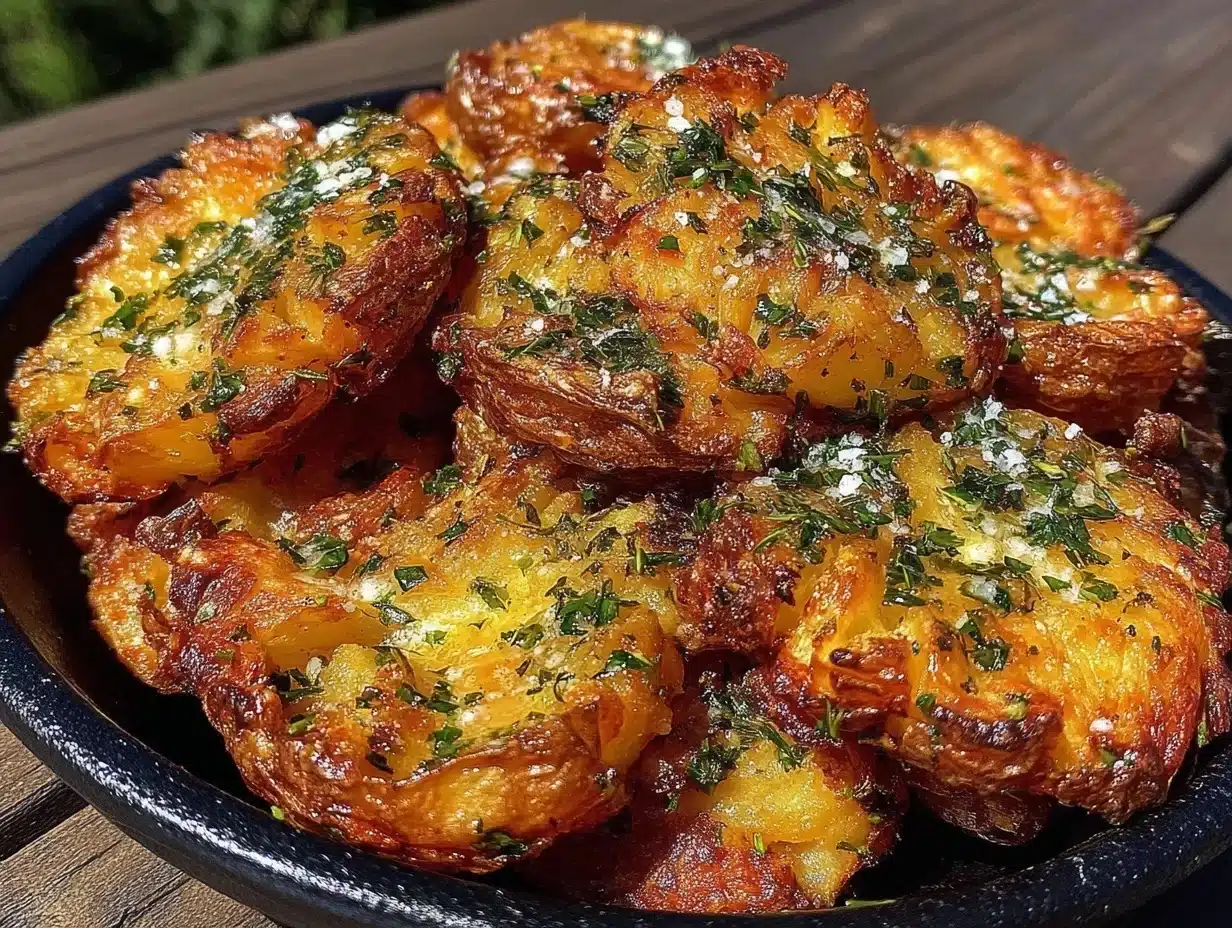 Home 3 easy crispy smashed potatoes - featured image