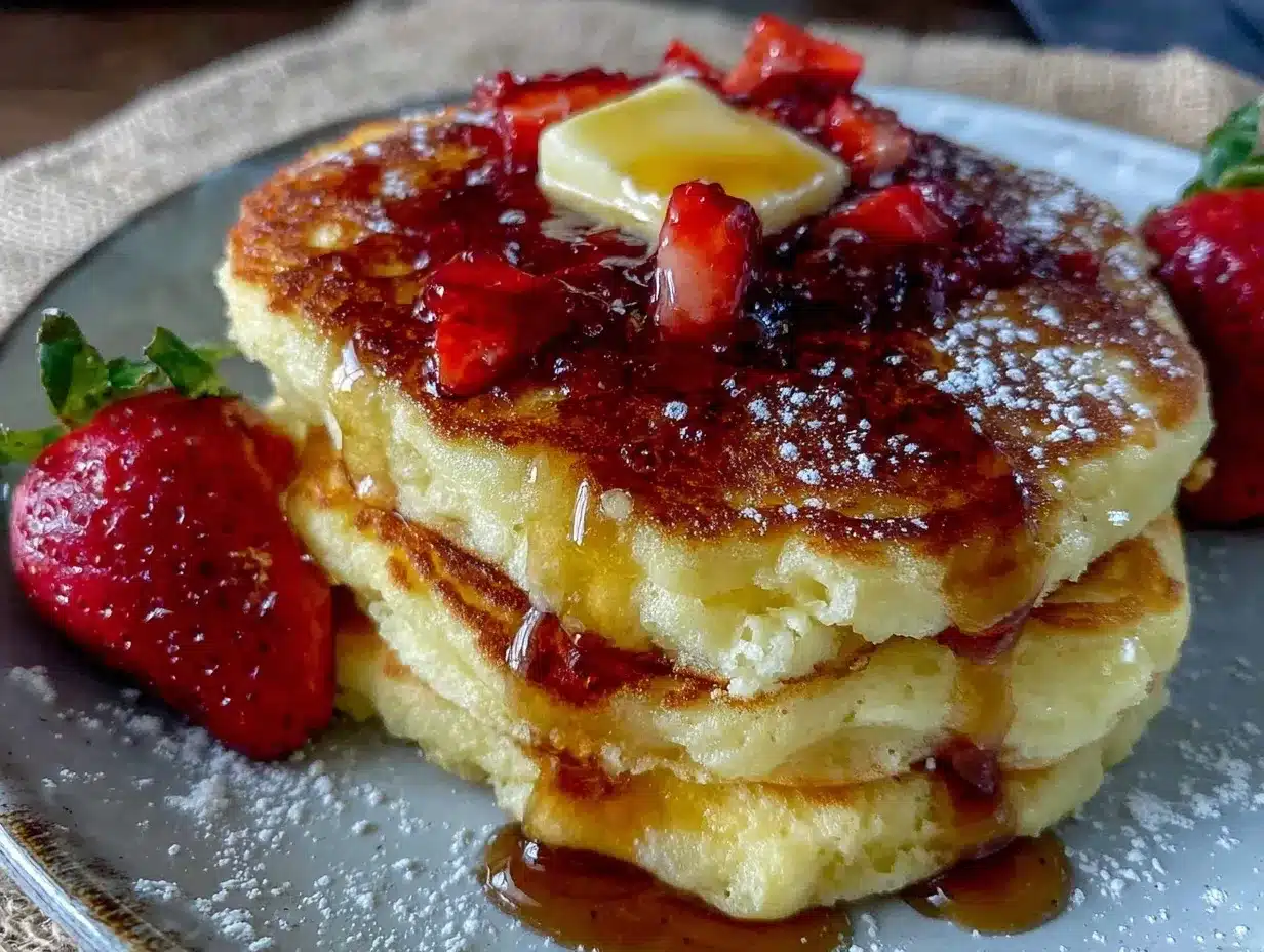 Easy Diner Style Buttermilk Pancakes: Budget Breakfast 4 Easy Diner Style Buttermilk Pancakes preparation steps