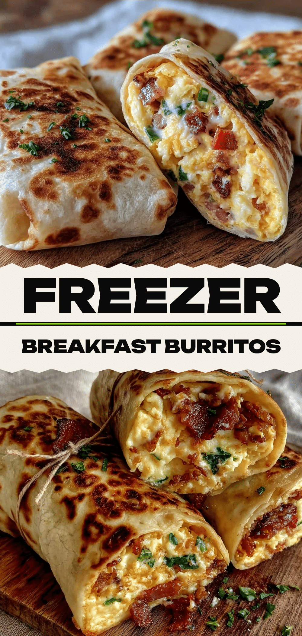 Easy Freezer Mini Breakfast Burritos: 10 Min Prep 5 easy freezer mini breakfast burritos recipe
