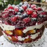 Easy Labor Day Berry Trifle - featured image