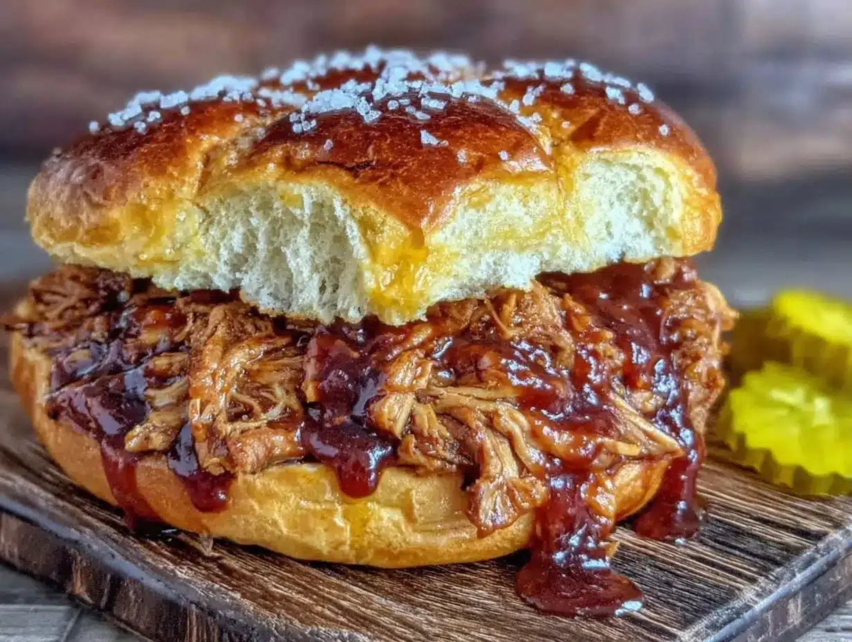 Easy Slow Cooker BBQ Pulled Chicken: Game Day Fuel 4 Easy Slow Cooker BBQ Pulled Chicken preparation steps
