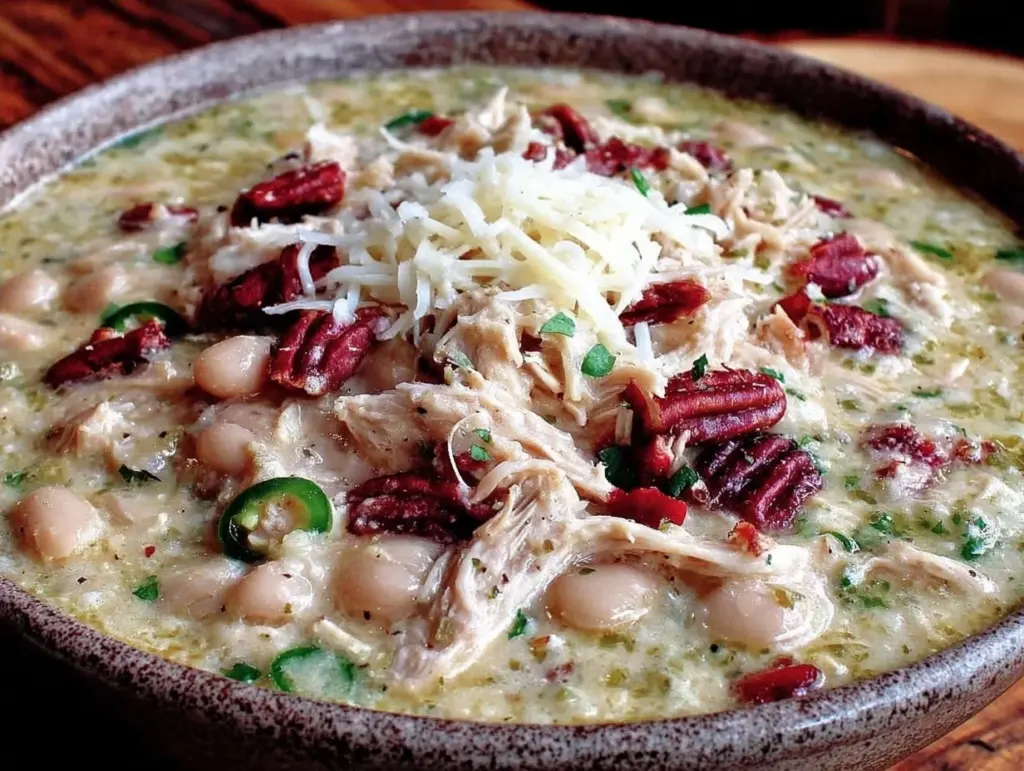 easy slow cooker white chicken chili - featured image