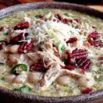easy slow cooker white chicken chili - featured image