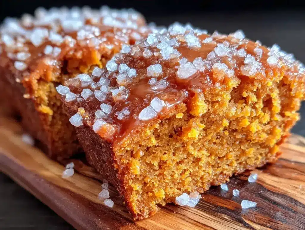 easy ultra-moist pumpkin bread with cinnamon sugar crust - featured image