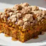 fall cinnamon pumpkin dump cake - featured image