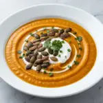 fall creamy pumpkin soup - featured image