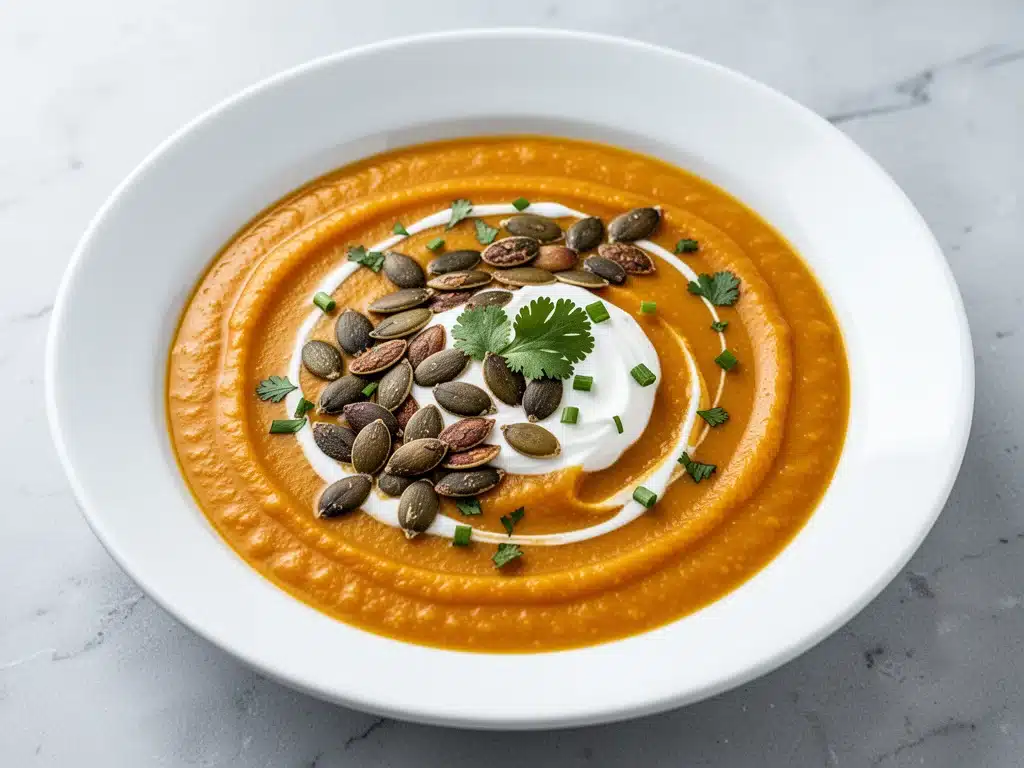 Home 1 fall creamy pumpkin soup - featured image
