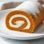 fall pumpkin roll - featured image