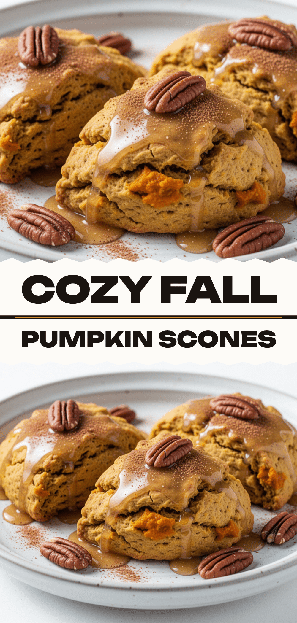 Fall Pumpkin Scones with Maple Glaze: 6-Ingredient Easy Recipe 5 fall pumpkin scones with maple glaze recipe