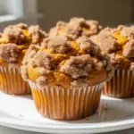 fall pumpkin streusel muffins - featured image