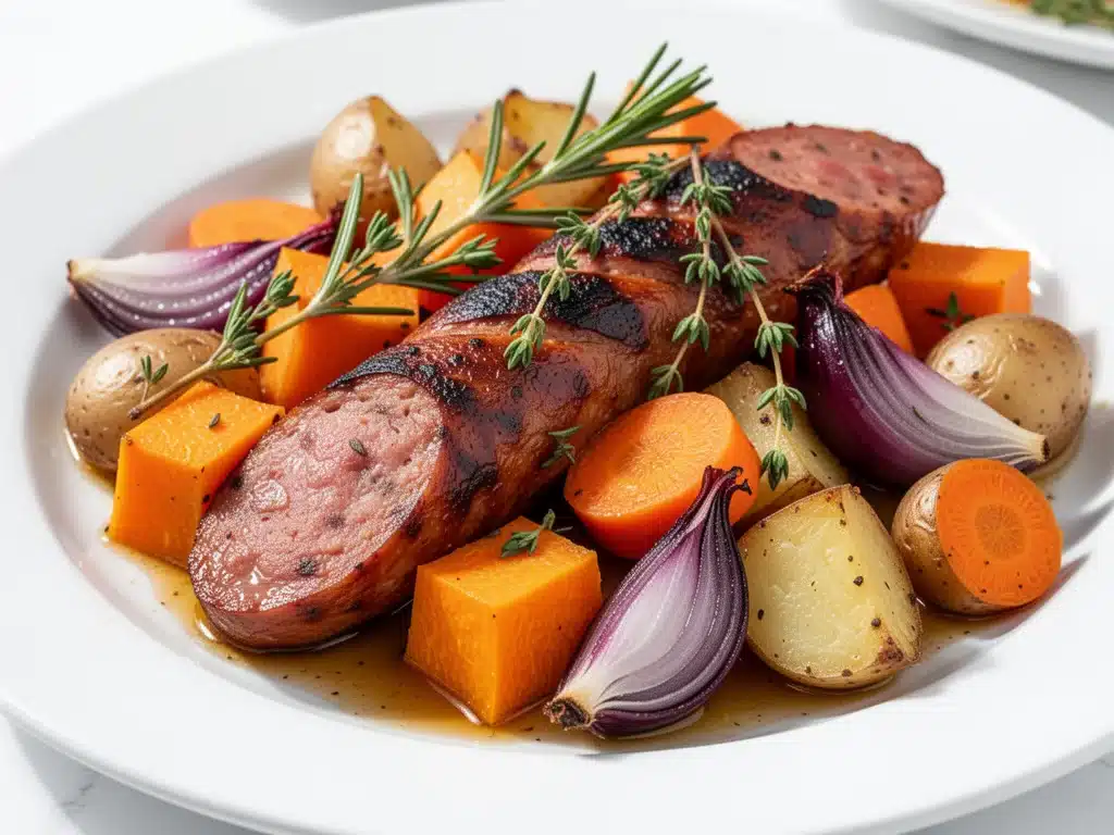 Home 4 fall sausage sheet pan dinner - featured image