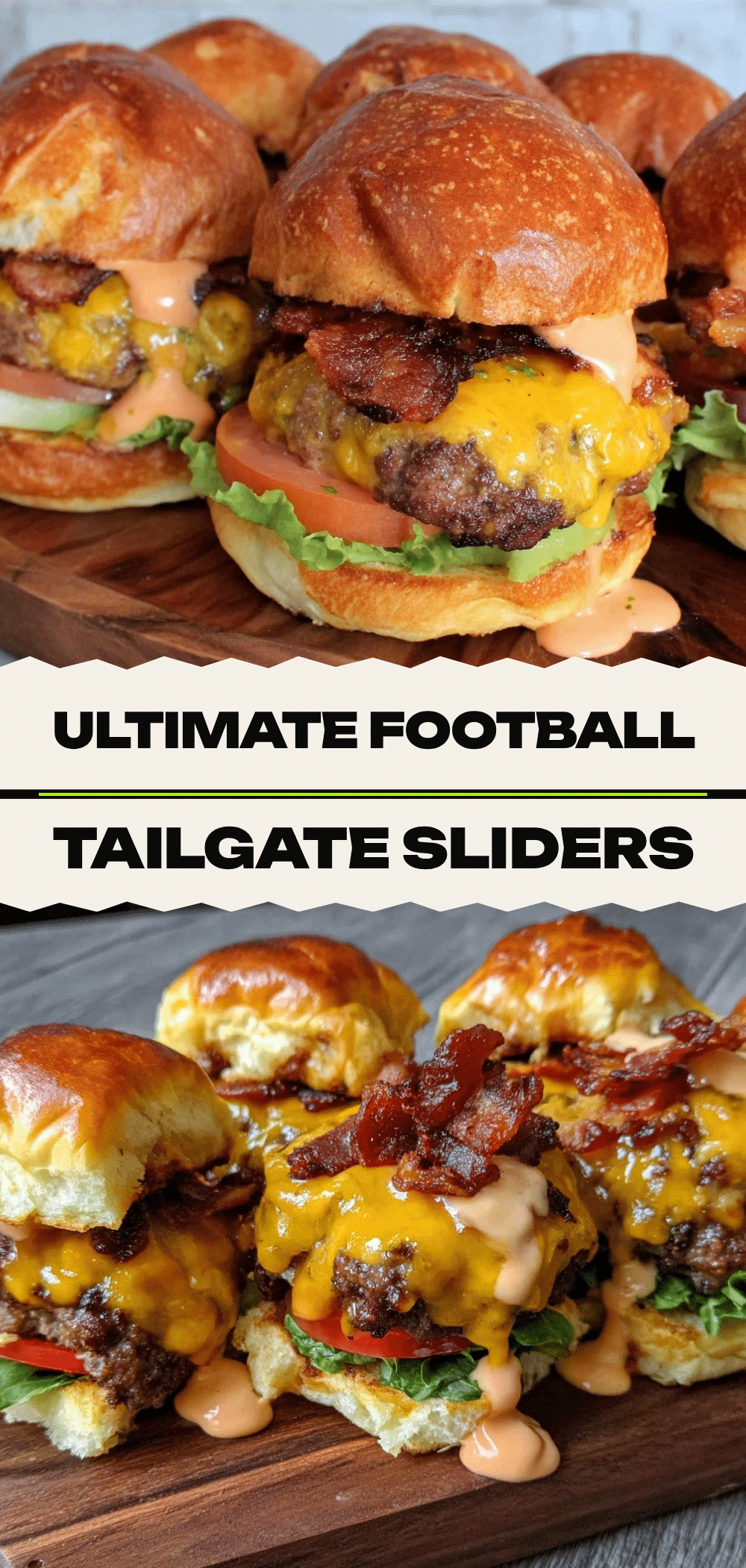 Fun Football Tailgate Bacon Cheeseburger Sliders: Easy Kid-Friendly Fun 5 football tailgate bacon cheeseburger sliders recipe