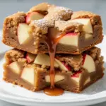 Gooey Caramel Apple Blondies - featured image
