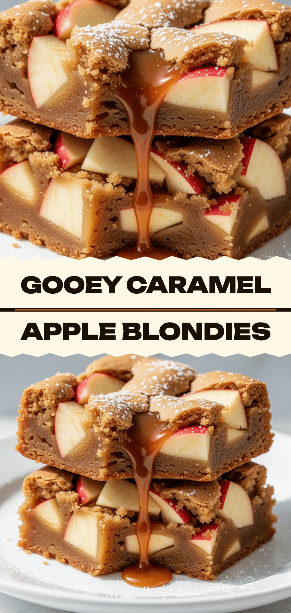 Gooey Caramel Apple Blondies: Easy Fall Dessert 5 Gooey Caramel Apple Blondies recipe