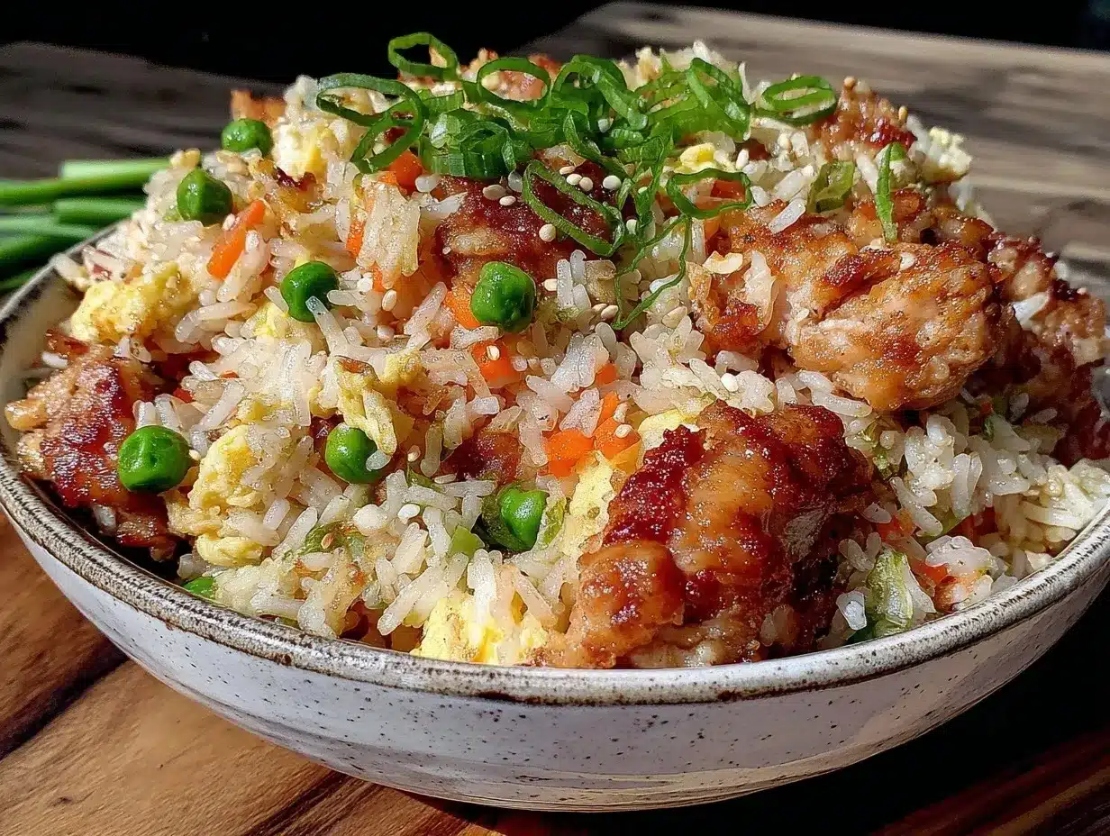 Grill Chicken Fried Rice: Smoky & Ready in 20 Mins 4 grilled chicken fried rice preparation steps