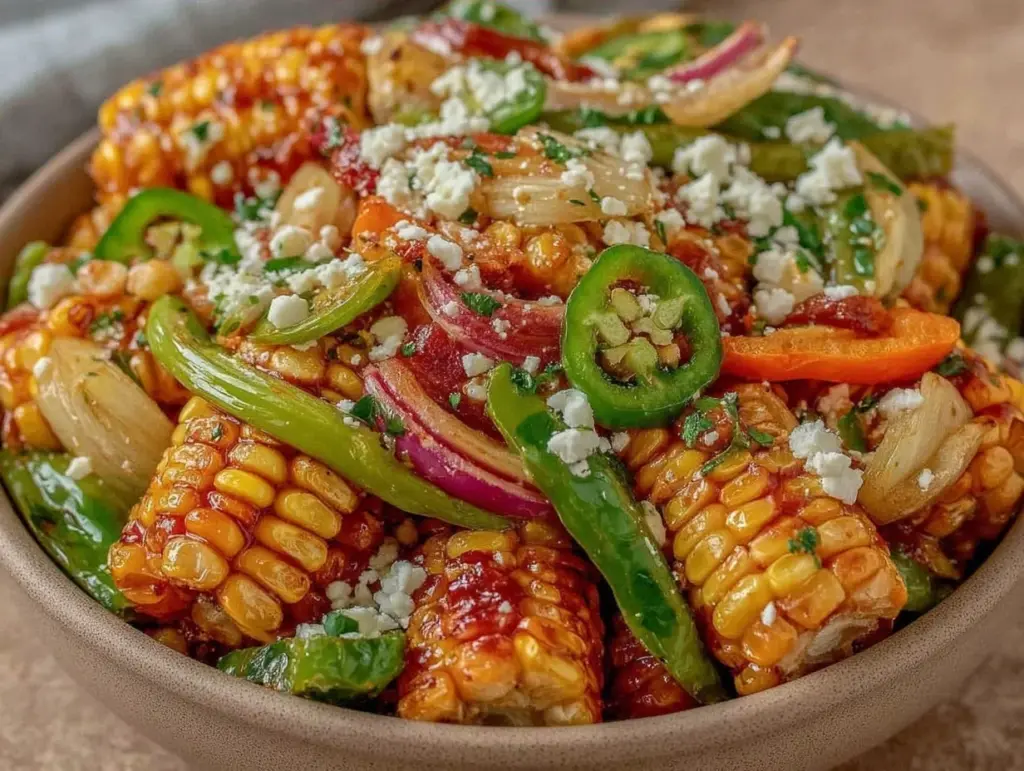 grilled corn salad - featured image