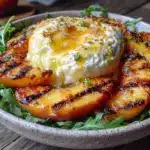 Grilled Peach Burrata Salad - featured image