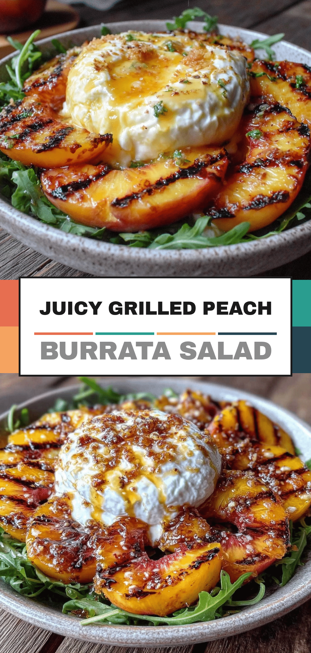 Grilled Peach Burrata Salad: 15 Min Easy 5pm Dinner 5 Grilled Peach Burrata Salad recipe