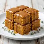 healthy pumpkin bars - featured image