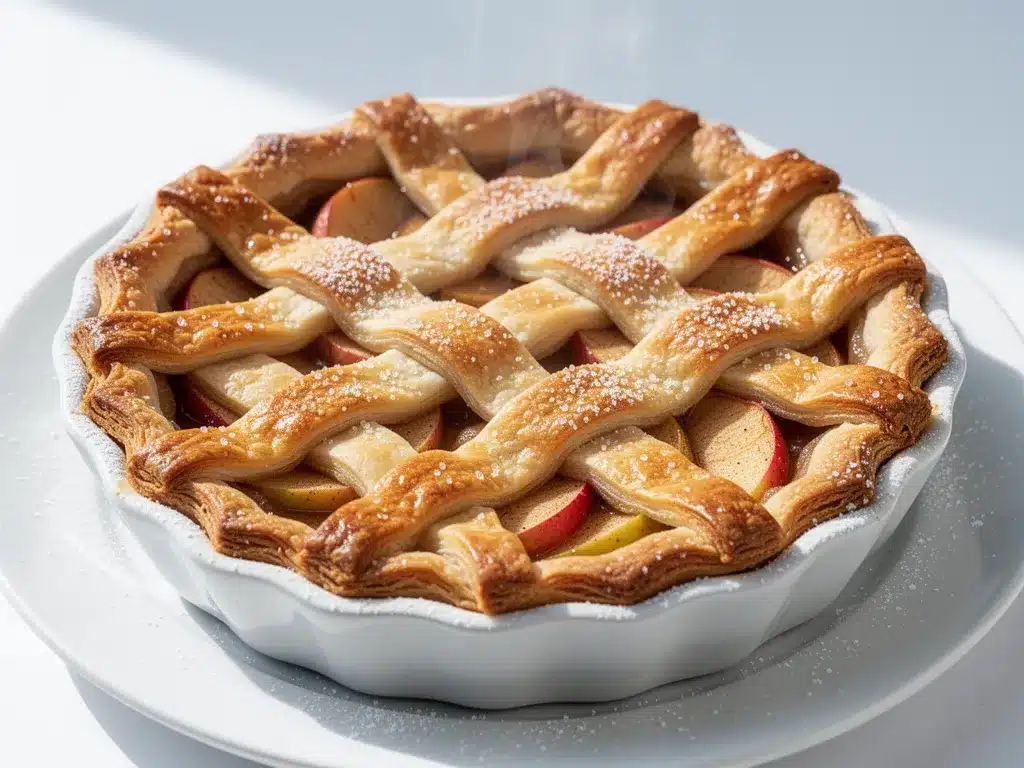 Homemade Apple Pie: Best Lattice Crust Recipe 4 homemade apple pie with lattice crust preparation steps