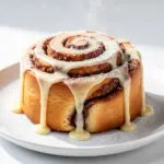 homemade cinnamon roll cake - featured image